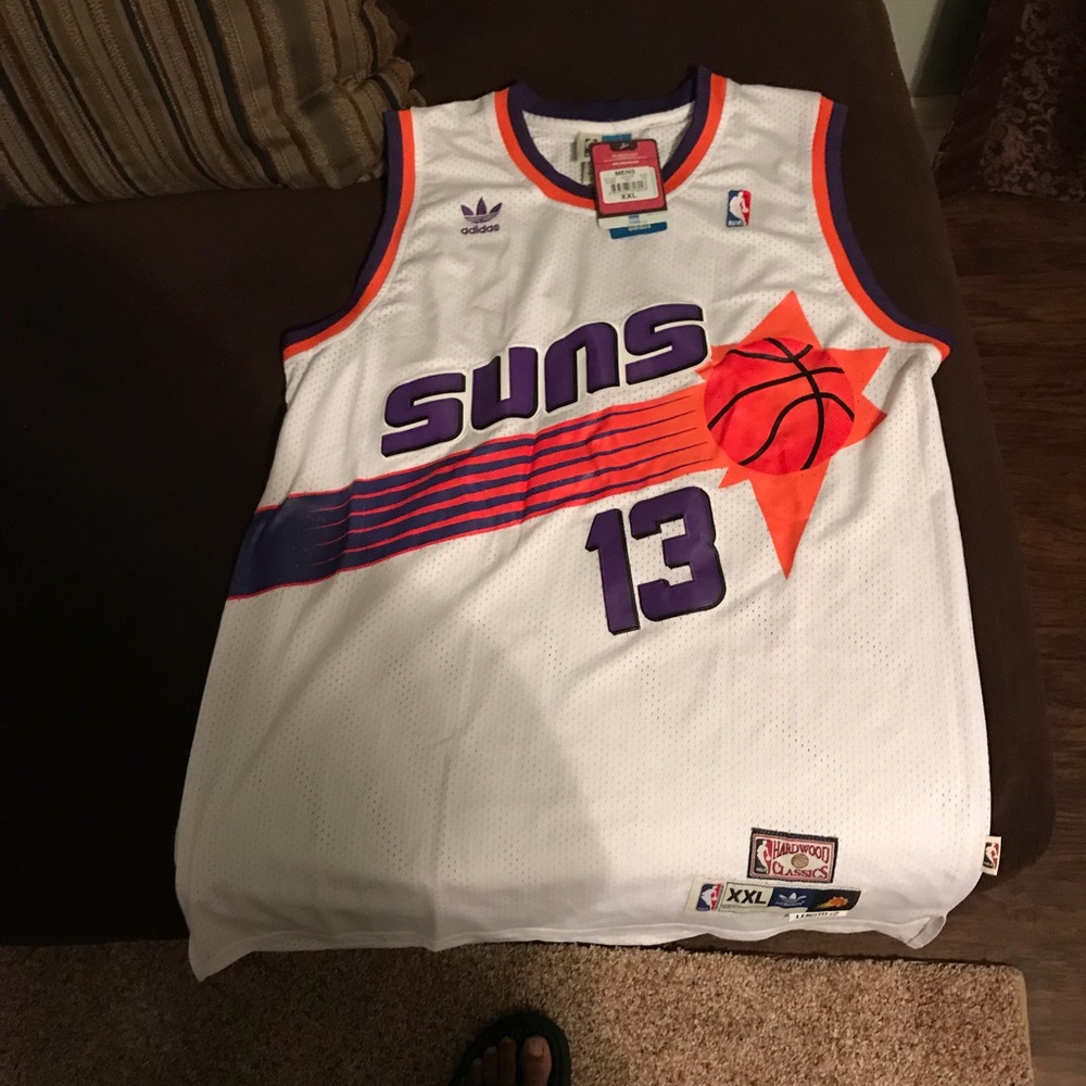 Nwt! Adidas hardwood classic Phoenix suns Jeresy